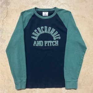 Abercrombie & Fitch Y2k Baseball Tee Raglan Shirt